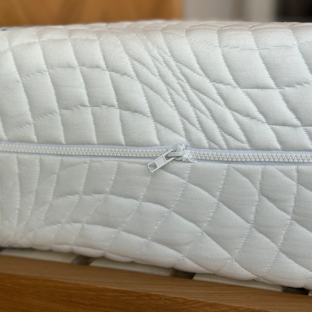 マットレスのチャック部分の画像